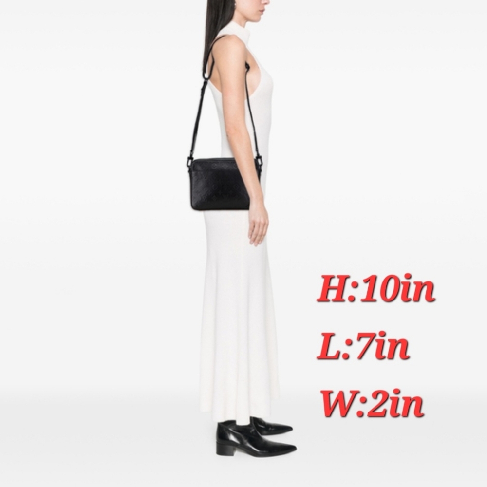 Black Monogram Crossbody - Picture 11 of 11